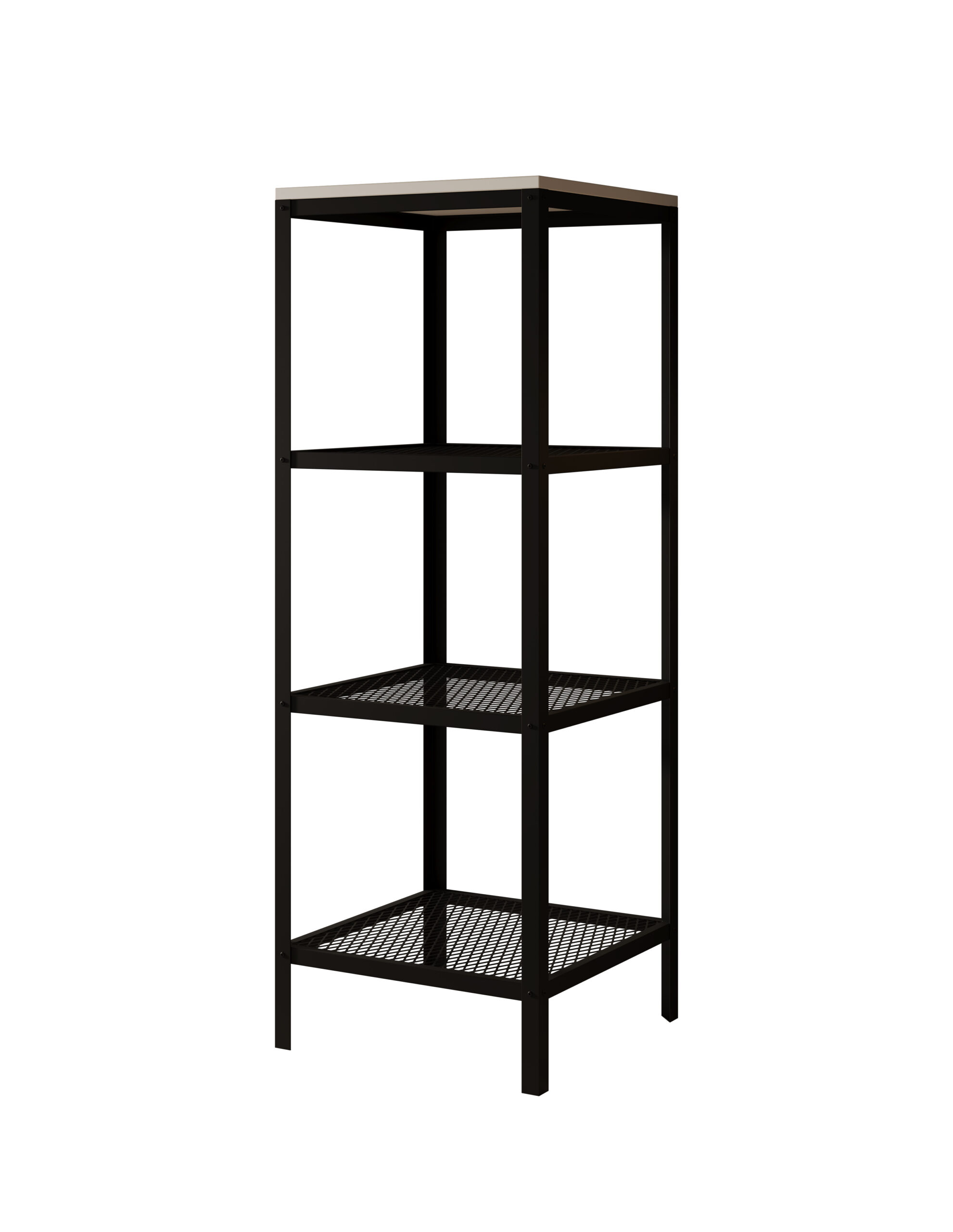 Könyvespolc Reli polc - Fekete Reli polc