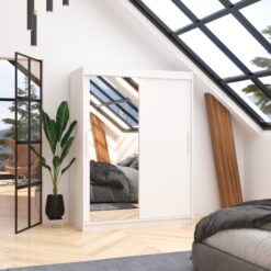 Tolóajtós szekrény BIANCO 150