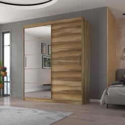 Tolóajtós szekrény tükörrel ESTI 180