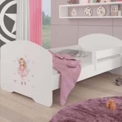 Ágy matraccal és korláttal PEPE GIRL WITH WINGS 160x80