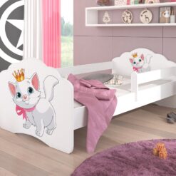 Ágy matraccal és korláttal CASIMO CAT 140x70