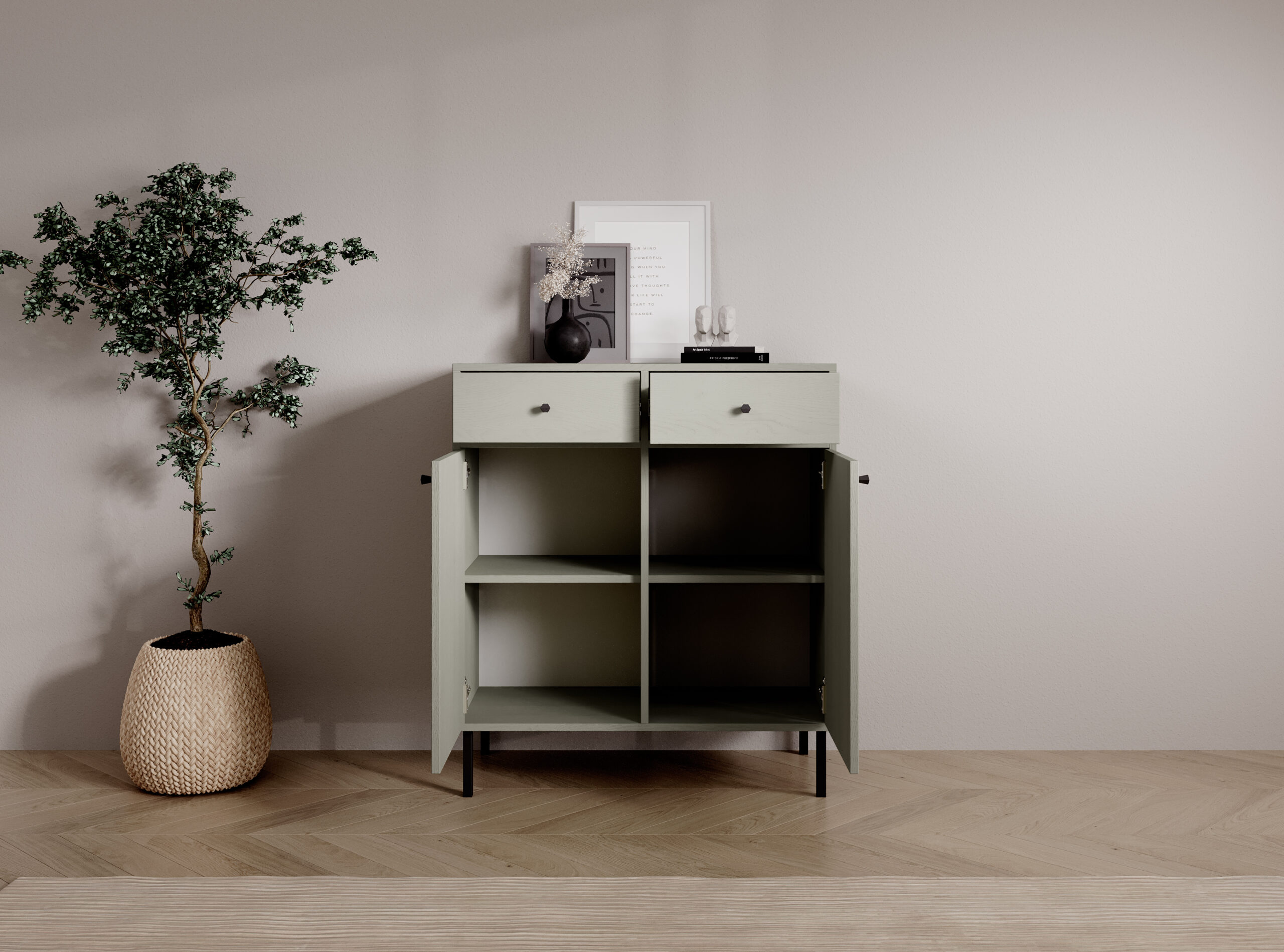 Tili 2D 2S Komód - Eukaliptusz Tili 2D 2S Komód - Eukaliptusz - Image 5