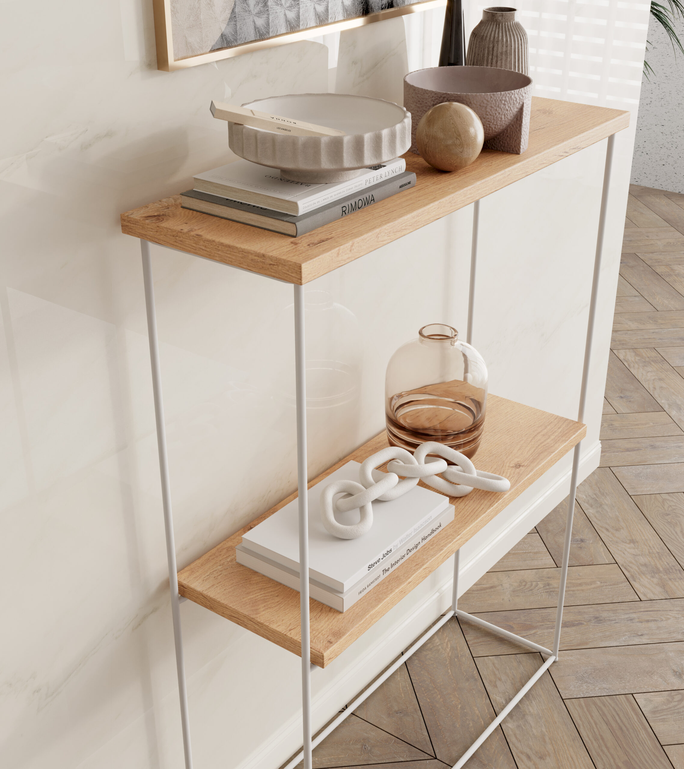 Velo konzol asztalka - Fehér Velo konzol asztalka - Fehér - Image 3