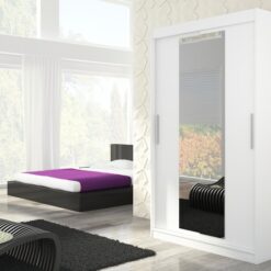 Tolóajtós gardrób Tolóajtós szekrény INESS 150 - Fehér Fehér