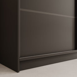 Tolóajtós gardrób Tolóajtós szekrény Andy 250 - Fekete