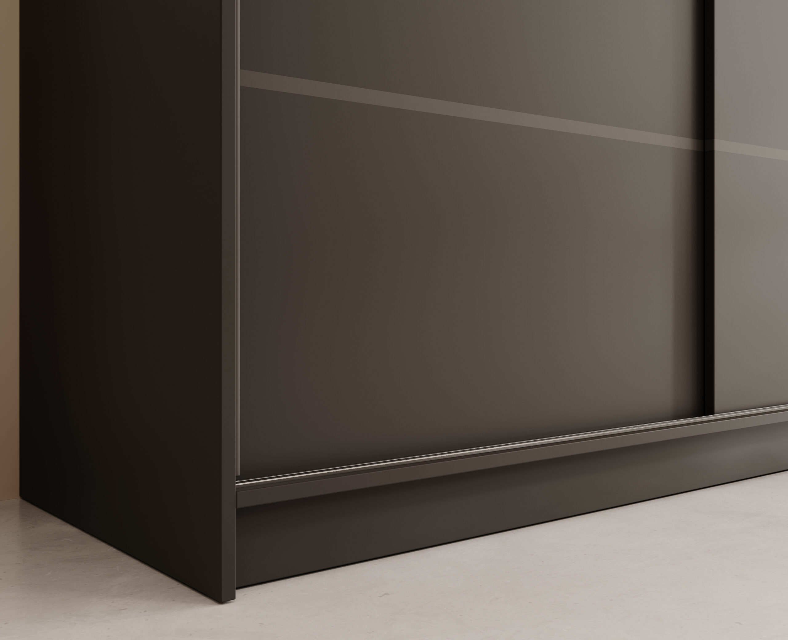 Tolóajtós gardrób Tolóajtós szekrény Andy 250 - Fekete Tolóajtós gardrób Tolóajtós szekrény Andy 250 - Fekete - Image 4