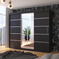 Üveges tolóajtós szekrény SALTO 250