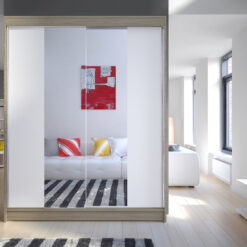 Tolóajtós gardrób Tolóajtós szekrény FEVER 150 - Sonoma Sonoma