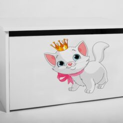 Játék láda DARIA játéktároló láda - Fehér