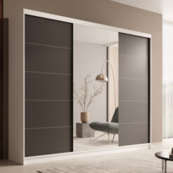 Tolóajtós gardrób Tolóajtós szekrény Etna 250 - Fehér Fehér