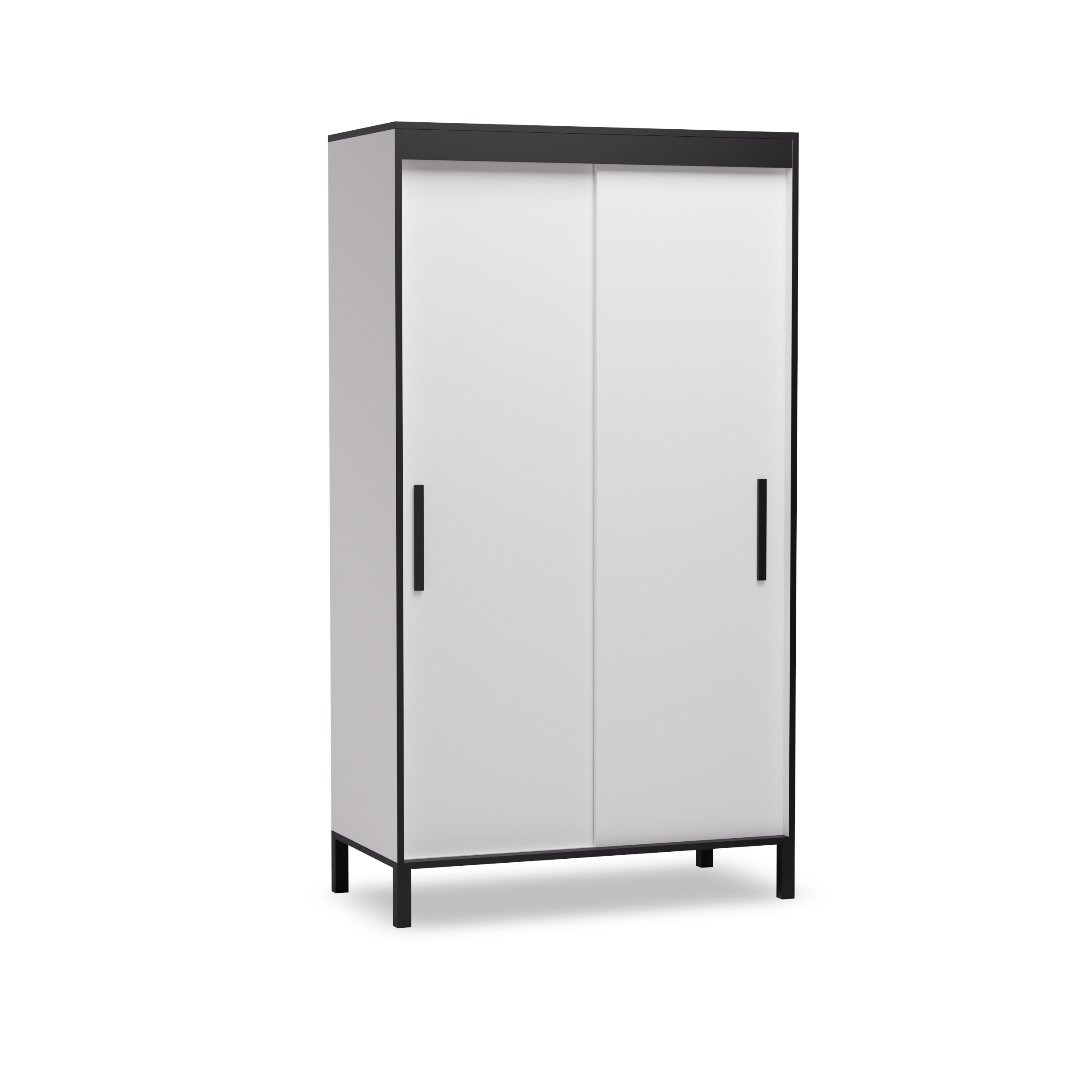 Tolóajtós gardrób BRIG 120 tolószekrény - Fehér Tolóajtós gardrób BRIG 120 tolószekrény - Fehér - Image 3