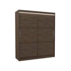 Tolóajtós gardrób LED világítással ellátott tolóajtós szekrény LINCOLN 180 - Csoki Csoki