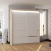 Tolóajtós gardrób LED világítással ellátott tolóajtós szekrény SPECTRA 180 - Sonoma LED világítással ellátott tolóajtós szekrény SPECTRA 180