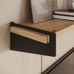 Fali polc Ivi polc - Fekete