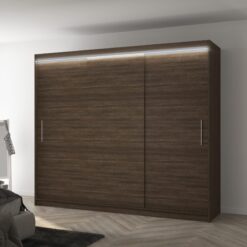 Szekrény tolóajtóval és LED világítással ANTOS 250