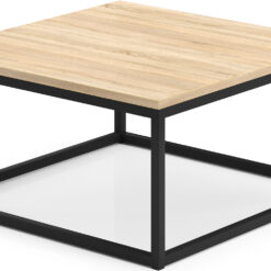 BELTEN 65x65 dohányzóasztal - Fekete Fekete