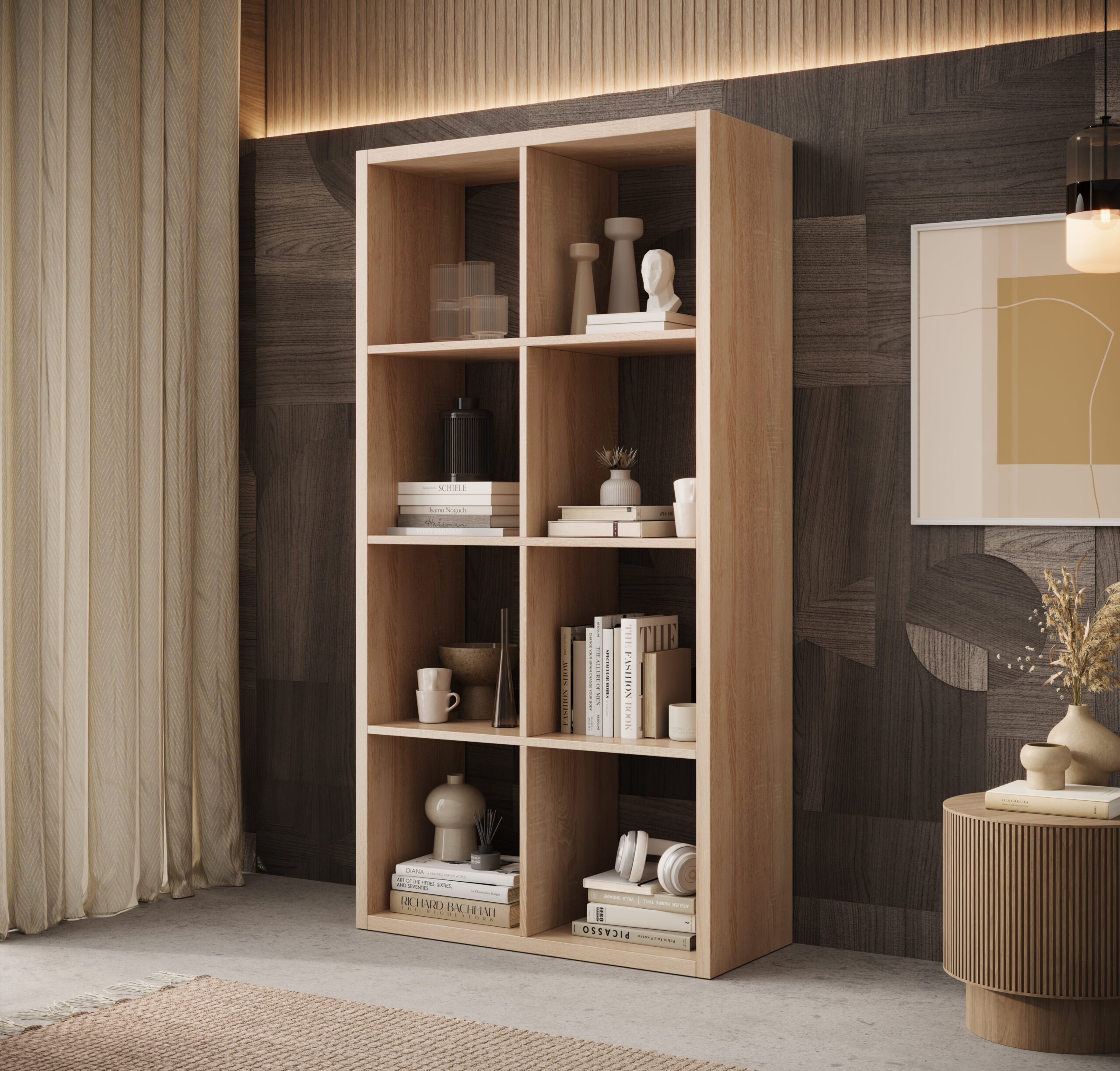 Könyvespolc Cleo V könyvespolc - Sonoma Sonoma