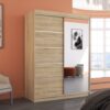 Tolóajtós gardrób Tolóajtós szekrény LIMBO 150 - Sonoma Tolóajtós szekrény LIMBO 150