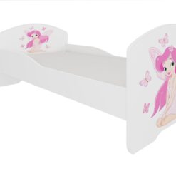 Gyerekágy Ágy matraccal PEPE GIRL WITH WINGS 140x70 - Fehér Fehér