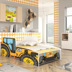 TRACTOR YELLOW matraccal 160x80 ágy