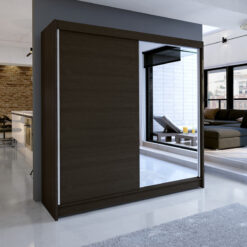 Tolóajtós gardrób Tükrös tolóajtós szekrény VIKI 180 - Csoki Csoki