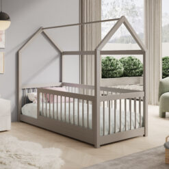 Gyermekágy Graja kunyhó ágy - Szürke Szürke