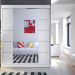 Tolóajtós gardrób Tolóajtós szekrény NORDIC 150 - Fehér Fehér