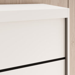 Tolóajtós gardrób Tolóajtós szekrény Laurencja 100 - Fehér