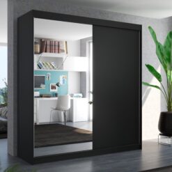 Üveges tolóajtós szekrény DELLA 200