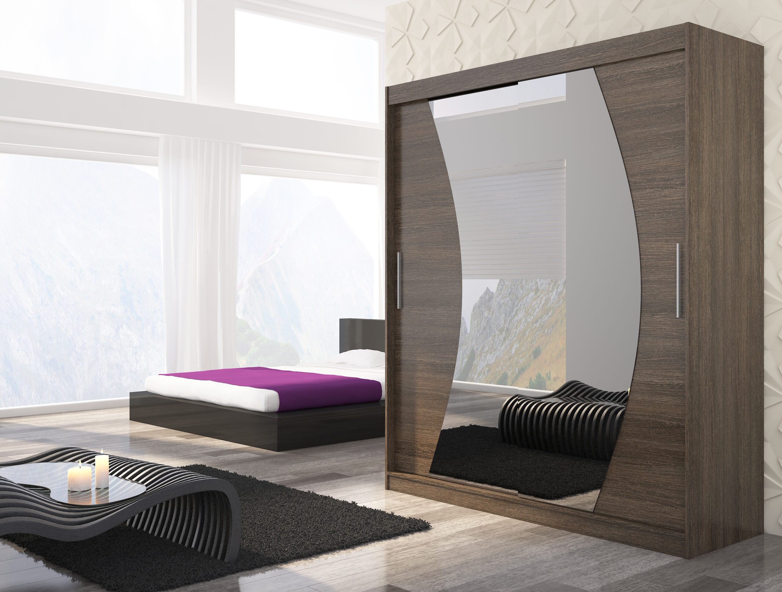 Tolóajtós gardrób Tolóajtós szekrény DOLORES 180 - Csoki Csoki