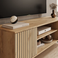 TV szekrény RTV szekrény Lorello 135 cm - Craft tölgy