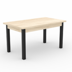 Kinyitható asztal RODOS 81 - Fekete Fekete