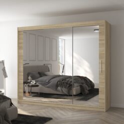 Üveges tolóajtós szekrény CHESTER 250