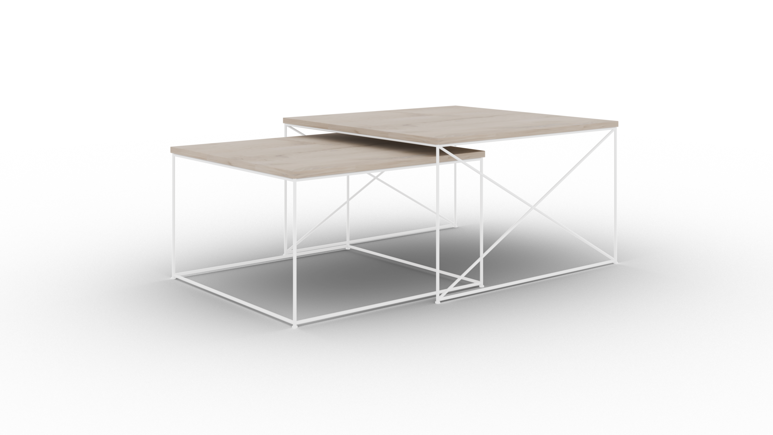 Licco 2in1 dohányzóasztal - Fehér Licco 2in1 dohányzóasztal