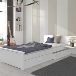 Ifjúsági ágy Ágy matraccal ALDEX SHELF 180x80 - Fehér