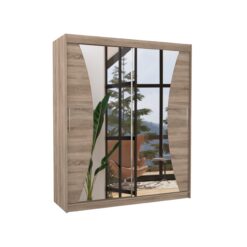 Tolóajtós gardrób Tolóajtós szekrény CHARLOTTE 180 - Trüffel Trüffel