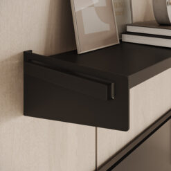 Fali polc Ivi polc - Fekete