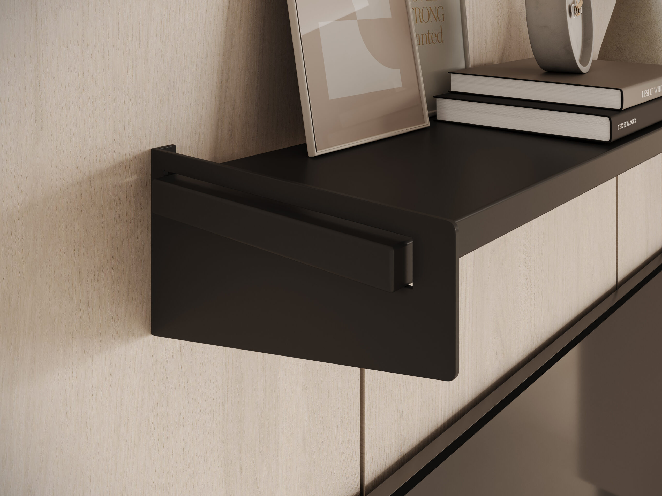 Fali polc Ivi polc - Fekete Fali polc Ivi polc - Fekete - Image 3