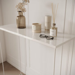 Milan konzol asztalka - Fehér