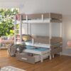 Háromágyas emeletes ágy ETAPO 180x80