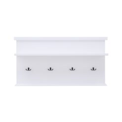 Tükör és fogas GALINEO 03 paneles fogas - Fehér Fehér