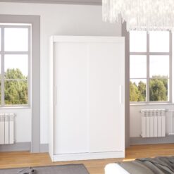 Tolóajtós gardrób Tolóajtós szekrény COLLIN 120 - Fehér Fehér