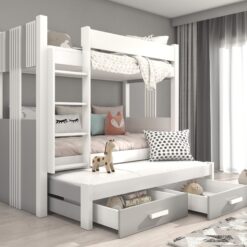 Ágy emeletes három személyes ARTEMA 180x80 matraccal