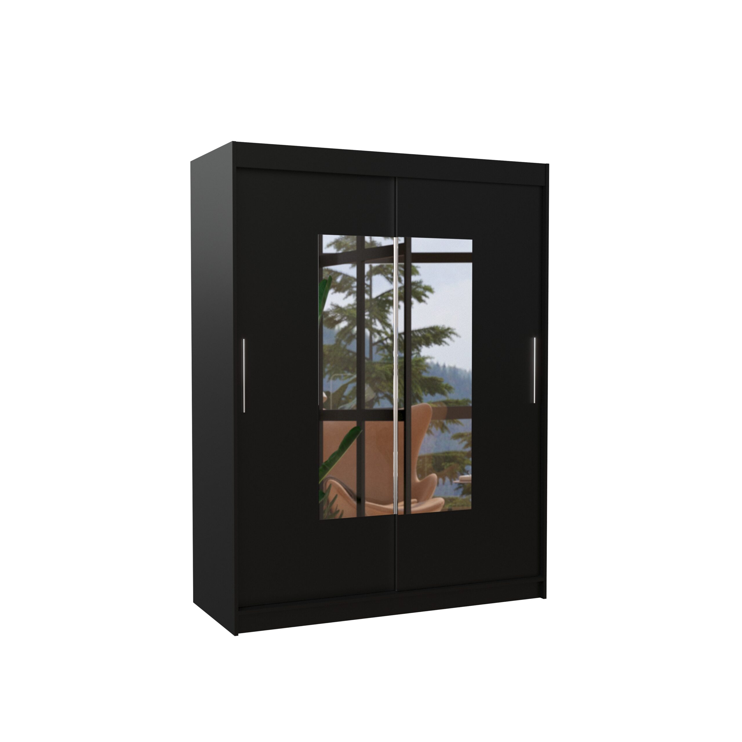 Tolóajtós gardrób Tolóajtós szekrény DORRIGO 150 - Fekete Tolóajtós gardrób Tolóajtós szekrény DORRIGO 150 - Fekete - Image 3