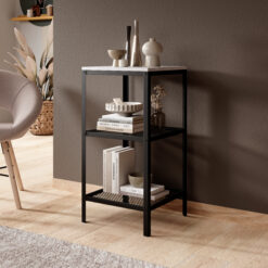 Könyvespolc Rolin polc - Fekete Fekete