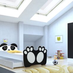 Ágy matraccal és fiókkal BEAR BLACK 140x70