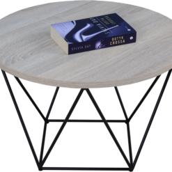 LIAM dohányzóasztal - Fekete Fekete