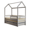 Gyermekágy Artes házikó ágy - Szürke Artes házikó ágy