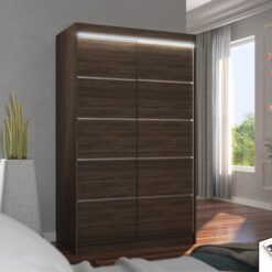 LED világítással ellátott tolóajtós szekrény BENISSO 120