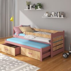 Ágykeret dupla TIARRO korláttal 200x90